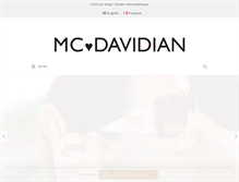 Tablet Screenshot of mcdavidian.com